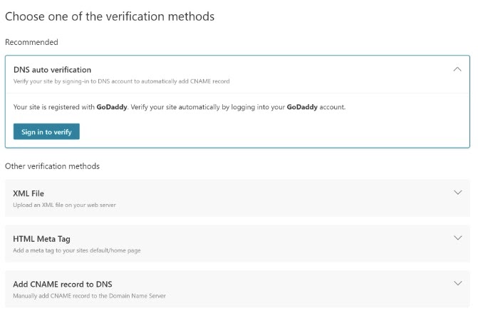 Xác minh tự động DNS