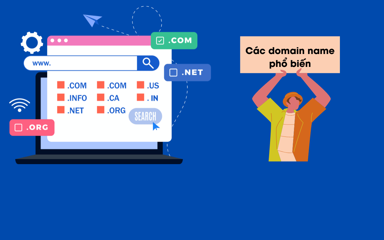 Các loại Domain phổ biến