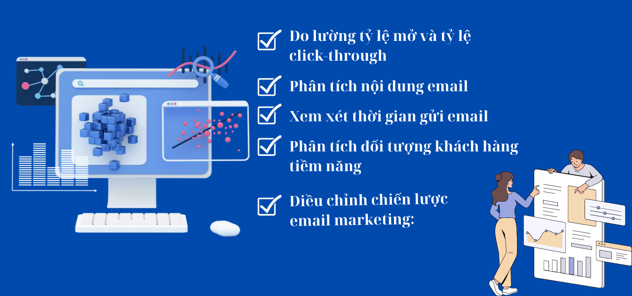 Phân tích kết quả và điều chỉnh chiến lược tiếp thị email