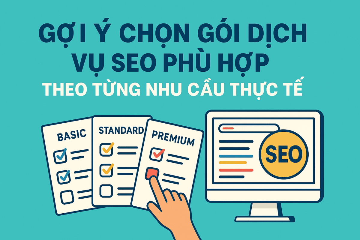 Cách chọn gói dịch vụ SEO theo hiện trạng và nguồn lực