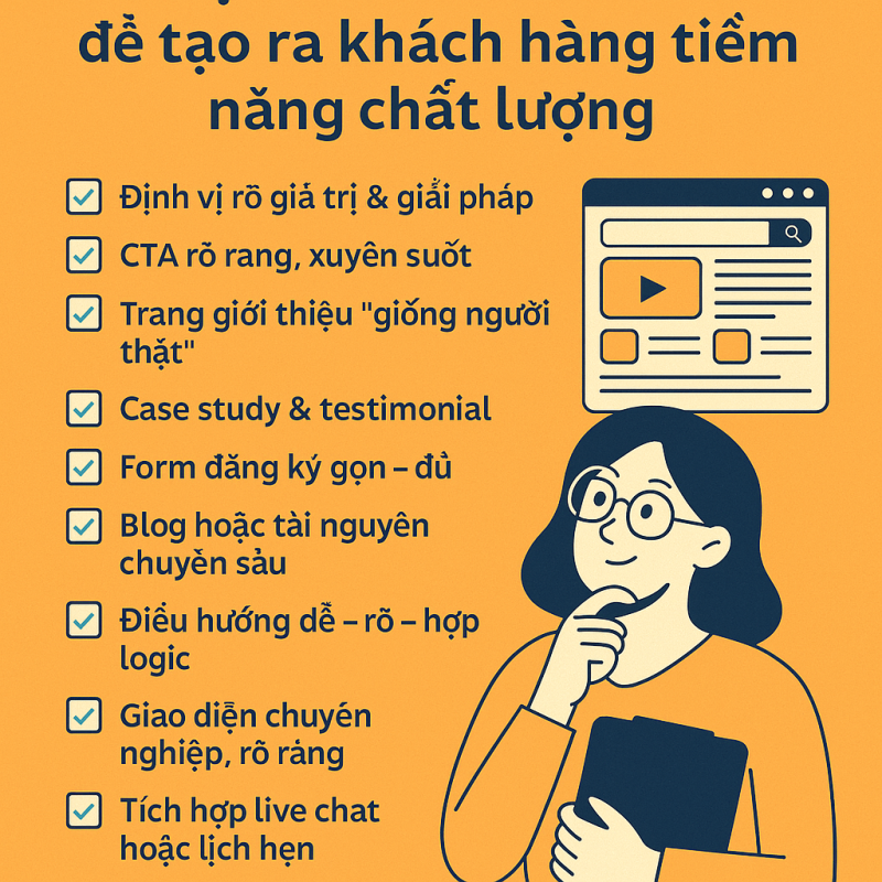 11 yếu tố thiết kế Website B2B bắt buộc phải có để tạo ra khách hàng tiềm năng chất lượng