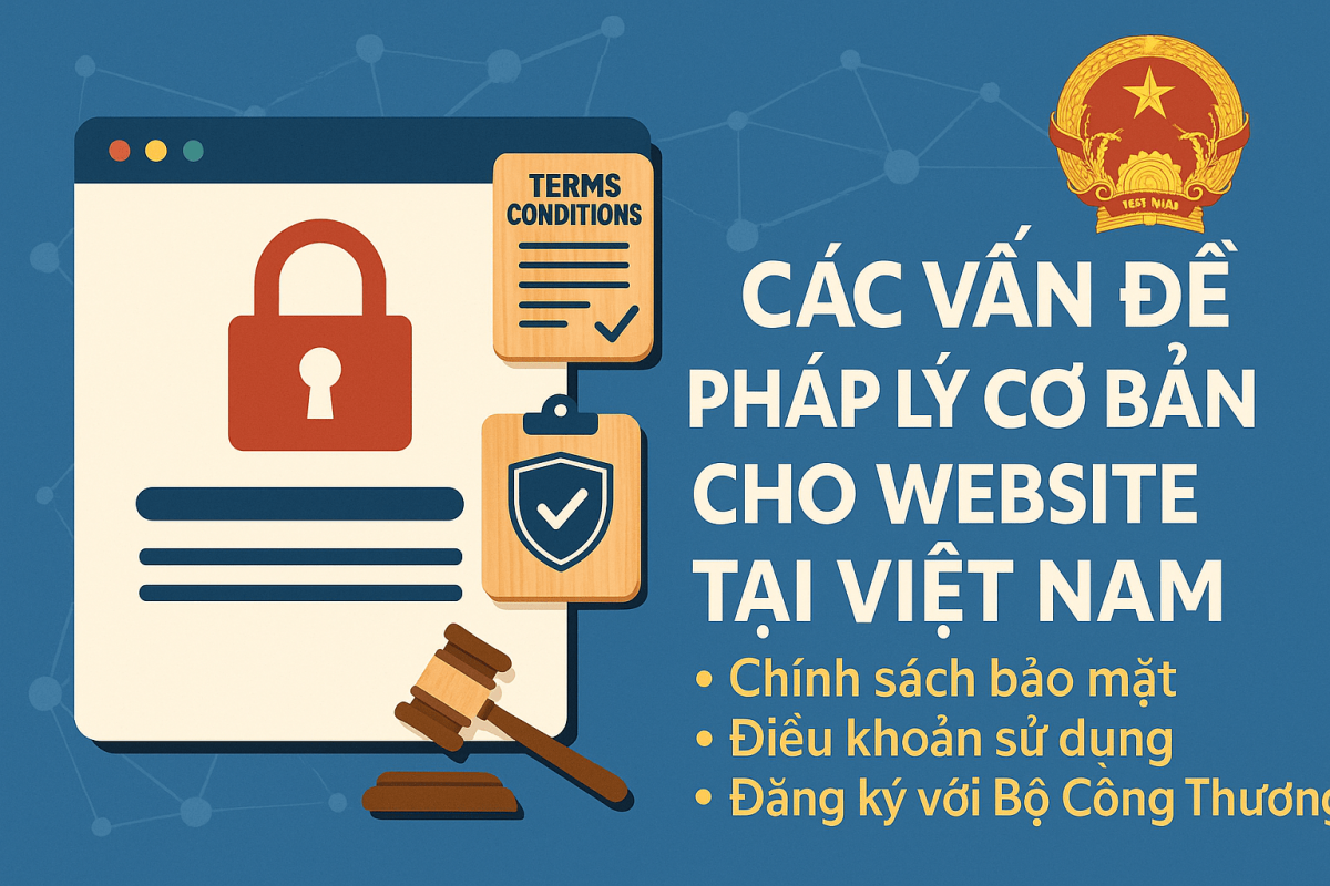Pháp lý website tại Việt Nam: Checklist dữ liệu, TMĐT và nội dung
